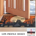 thumbnail image 3 of Happy Halloween Door Mat Decorations Pumpkin Spooky Welcome Mat Plain the Indoor Door Mat/Outdoor Crystal Velvet 30x17 Inches, 3 of 7