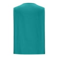 thumbnail image 4 of Summer Tank Tops For Women Front Button Henley Neck Tee Sleeveless Shirts Plain Basic Tee Shirts Loose Fitted Camisole Baggy Boho Dressy Shirts Holiday Beach Party Vest Shirts, 4 of 4