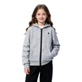 thumbnail image 6 of Kids Heated Hoodie Sweatshirts Boys Girls 7 Heating Zones Zip-Up Fleece Lined Electric Hooded Jackets Cold Weather Gray, 5 Y, 6 of 7