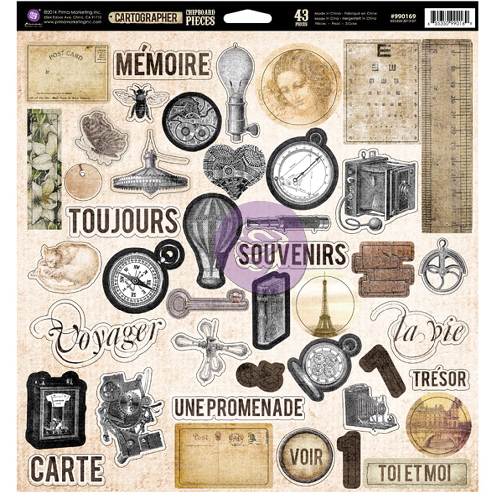 Cartographer SelfAdhesive Chipboard 12"X12"