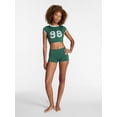 thumbnail image 2 of No Boundaries Seamless Cropped Tee and Boyshorts Set, 2 Piece, Women's XS-XXXL, 2 of 5
