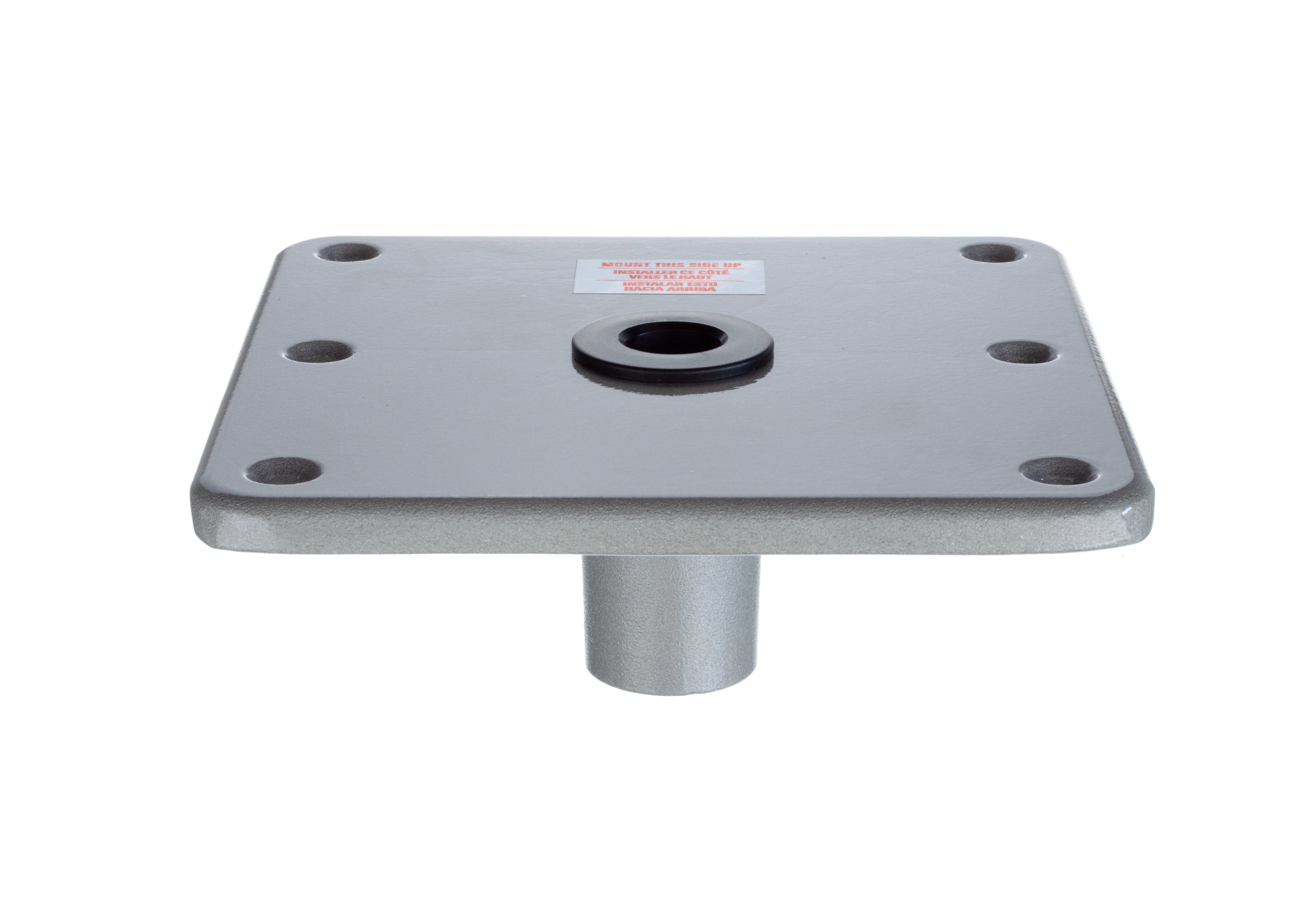 Kimpex Seat Mount Pedestal Kit 11in Post Aluminum Stainless Steel 7 x 7in Base