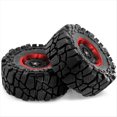 thumbnail image 4 of R Juego de 4 Llantas de Metal de 115 mm y 1,9 Pulgadas con Talón Bloqueado para Coche de Orugas 1/10 para Axial SCX10 Wraith RR10 Capra para TRX4, 4 of 5