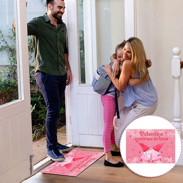 Día de San Valentín Alfombra Love Living Room Dormitorio Felpudo Holiday Floor Mat Gift Mat 80x120CM Wmkox8yii HFSH6345