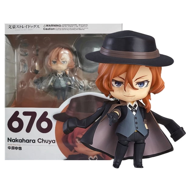 Bungo Stray Dogs – Figura De Acción Nakahara Chuuya Versión Q De 10 Cm En PVC, Coleccionable De Anime Para Escritorio O Vitrina