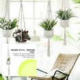 thumbnail image 2 of Flower Pot Hanger Indoor Outdoor Plants Hanging Basket Cotton Rope Plant Pot Holder, WD017, 2 of 7