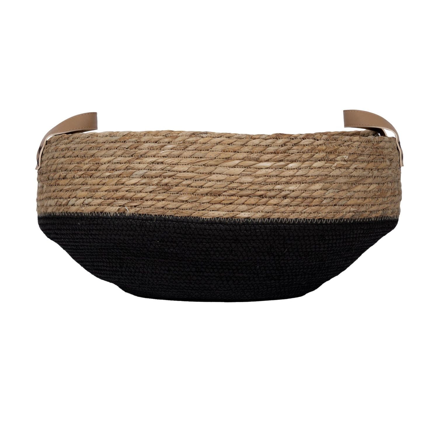 hometrends Chobra Two-Tone Storage Basket with Handles