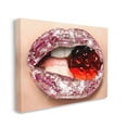 thumbnail image 4 of Stupell Industries Glam Biting Candy Novelty Painting Gallery Wrapped Canvas Art Print Wall Art, 48 x 36, 4 of 8