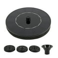 thumbnail image 1 of Solar Fountain Pump Floating Solar Panel Bird Baths Water Fountain with 4 Nozzles For Garden Outdoor Water Pool Pond Decor Set, 1 of 6