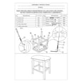 thumbnail image 5 of Modern Cream White Counter Height Stools Set of 2 - Acacia Wood, Linen Seat, 24" Bar Stools for Dining Room, Simple Modern Design, 5 of 6