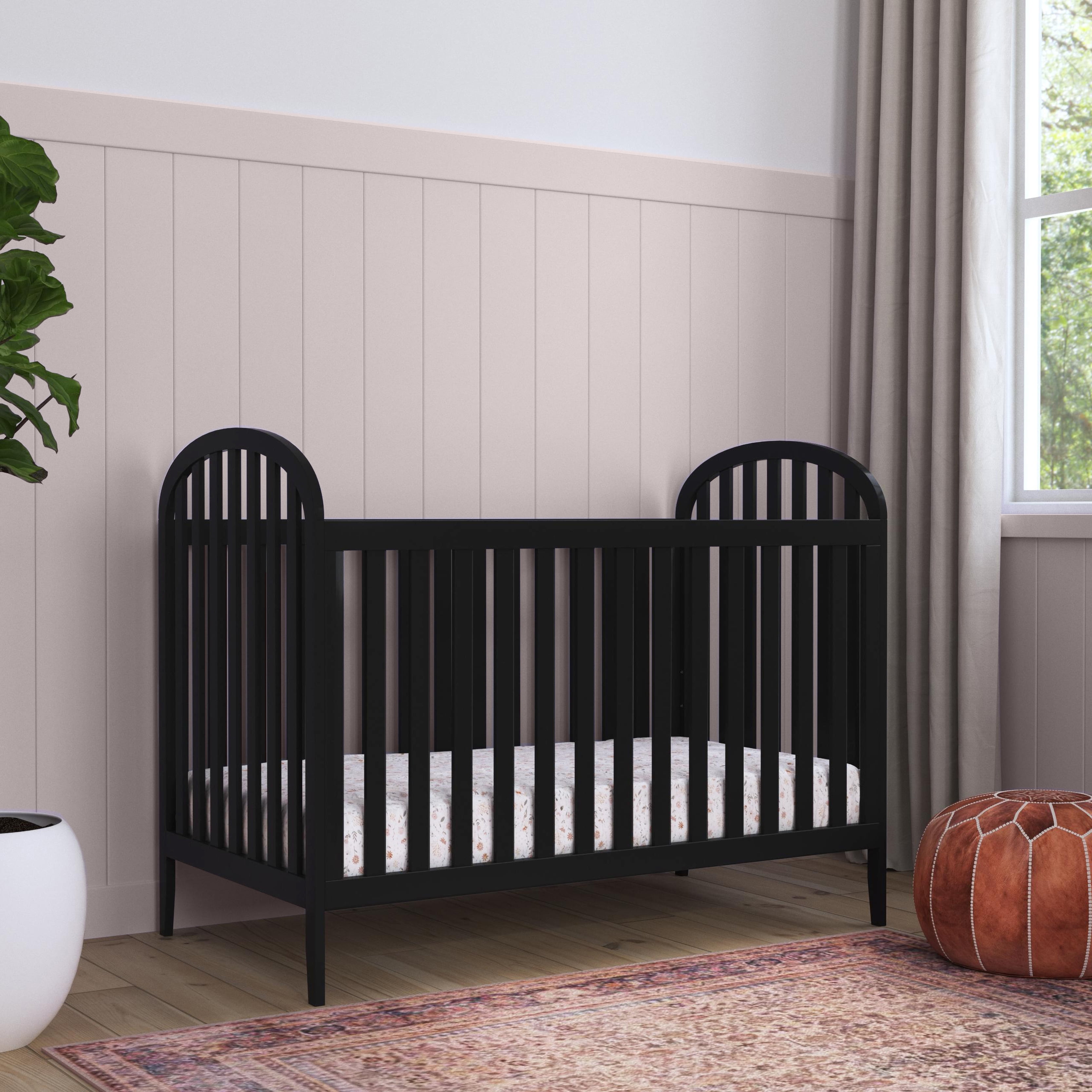 DaVinci Beau 3-in-1 Convertible Crib, Ebony