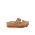 thumbnail image 4 of Sandalia REEF Cushion Vista Hi de rafia chocolate para mujer, 4 of 7