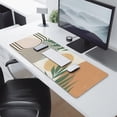 thumbnail image 2 of Long Mouse Pads for Desk,Orange Boho Geometric and Plant Pattern Desk Mats on Top Of Desks, Desk Mouse Pad Extra Large with 3mm Non-Slip Base and Stitched Edge for Gaming,Office,Work,Home 31.5"x11.8", 2 of 6