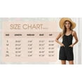 thumbnail image 5 of Cueply Womens Summer Sleeveless Rompers Shorts Overalls Adjustable Spaghetti Strap Loose Jumpsuit with Pockets, 5 of 5