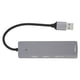 thumbnail image 2 of Hub USB de 5Gbps, 3 puertos USB 3,0, lector de tarjetas de memoria y almacenamiento, divisor USB de aleación de aluminio de rápida disipación de calor para PC, 2 of 12