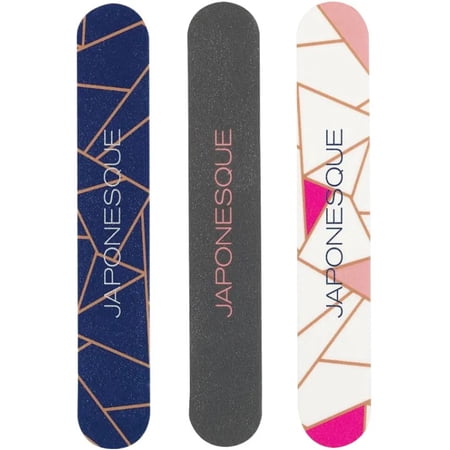 Glamour Salon Nail Files 3-Pack Medium Grit Professional Nail Boards