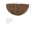 thumbnail image 2 of Rustic Balloon Valance Prescott Plaid Brown Creme Country Window Curtain TCC Brands, 2 of 5