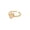 JH1045 Big Peach, variant on Womens Adjustable Fruit Ring Open Design Alloy Metal with Artificial Gemstone Inlay Electroplated Finish Jewelry Ring Gift for Her