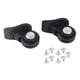thumbnail image 1 of Rueda de maleta negra, accesorio Universal de repuesto para equipaje, suministros para exteriores, 1 par, 1 of 8