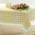 thumbnail image 2 of Buffalo Check Plaid Tablecloth - Yellow - 60 in x 84 in, 2 of 4