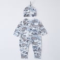 thumbnail image 4 of WIBACKER Convertible Footie Pajamas for Baby Boys Viscose from Bamboo Dinosaur Toddler Sleepers 2-Way Zipper PJs 12-18M, 4 of 9