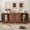 Walnut, variant on WIRRYTOR 86" Double Dog Crate Furniture for 2 Large Dogs, Heavy Duty Large Dog Kennel with Removable Divider, Wood Pet Cage TV Stand, Dark Brown