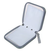 40 CD DVD Disc Album Storage Carry Case Cover Wallet Sleeve Holder Bag Hard Box - Silver