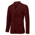 thumbnail image 6 of Miluxas Men's Vintage Casual Work Wear Corduroy Suit Blazer Jacket Sport Coat, 6 of 9