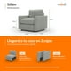thumbnail image 2 of Sillón Individual Seccional Modular Moderno | Gris Niebla, 2 of 8