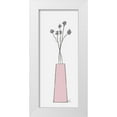 thumbnail image 1 of Murdock, Ramona 10x18 White Modern Wood Framed Museum Art Print Titled - Pink Vase, 1 of 4