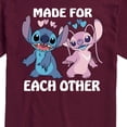 thumbnail image 3 of Lilo & Stitch - Made For Each Other - Men's Short Sleeve Graphic T-Shirt, 3 of 5