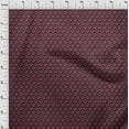 thumbnail image 4 of oneOone Cotton Poplin Twill Fuschia Pink Fabric Geometrical Floral Fabric For Sewing Printed Craft Fabric By The Yard 56 Inch Wide, 4 of 4