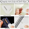 thumbnail image 5 of ABPETE Seam Guide - 2-in-1 Adjustable Design with Seam Ripper, Precise Stitching, Ergonomic Cloud Grip, Compact Lightweight (2), 5 of 9
