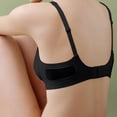 thumbnail image 3 of Kukoosong Sports Bras for Women Fashion Women's' Seamless Soft Support Underwear with Deep V Gathering No Steel Ring Thin Beautiful Back Adjustable Bra Full Cup, Sizes S, 3 of 7