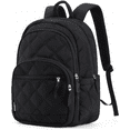 thumbnail image 1 of Travel Laptop Backpack - Water-Resistant College Bag for Women, Stylish Quilted Small Computer Bookbag, 1 of 7