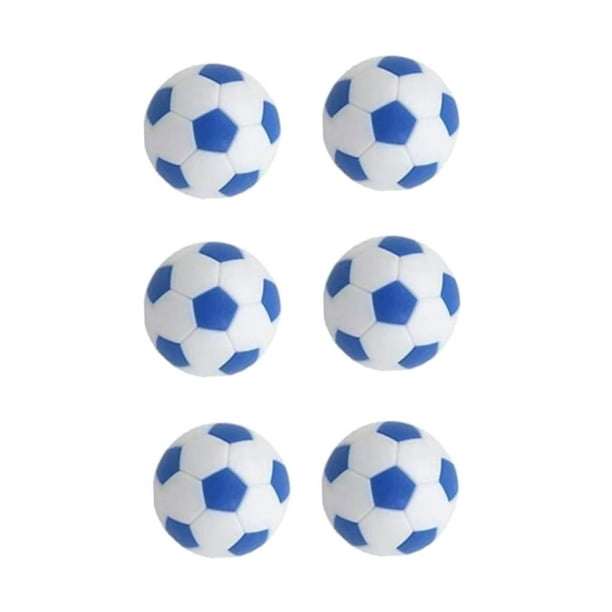 6 balones de fútbol de mesa, mini balones de fútbol pequeños de 32 mm, para recreación, juego de mesa, repuestos, accesorios de futbolín.