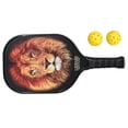 thumbnail image 2 of Advancent Raqueta de tenis LEIJIAER para adultos de fibra de carbono para deportes al aire libre raqueta de paddle elástica portátil recreativa Tenis 061, 2 of 6