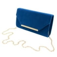 thumbnail image 2 of Elegant Solid Color Velvet Clutch Evening Bag Handbag, 2 of 4