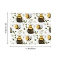 thumbnail image 6 of Hirioo Honey Bee Insect Print Tapestry Lightweight Fabric for Bedroom Aesthetic Home Wall Dorm Décor Living Room Decor 29x37 Inch, 6 of 8