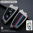 thumbnail image 1 of Car Key Case Cover Key Bag For Bmw G20 F20 G30 X5 X4 X3 X1 G05 X6 Accessories Car-Styling Holder Shell Keychain Protection, 1 of 13