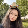 thumbnail image 3 of Sombrero para perro, mini sombrero de paja, sombreros mexicanos, sombrero de fiesta para mascotas pequeñas/cachorro/gato, 3 of 5
