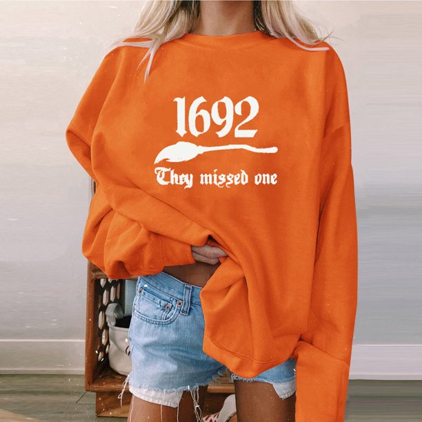ICHUANYI despejar la camiseta de Halloween calabaza mujer calabaza modelo camiseta encantadora camisa de Halloween camiseta de cuello redondo de otoño ICHUANYI WER202308170199