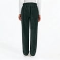 thumbnail image 5 of Womens Corduroy Pants Vintage Dressy Casual Straight Leg High Waist with Pockets Fall Comfortable Work Trousers 2026 Dark Green XL, 5 of 5