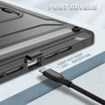 thumbnail image 4 of TECH CIRCLE Rugged Case for (2021/2020/2019) Apple iPad 10.2-inch (9th/8th/7th Generation) Tablets - Shockproof Kickstand Case with Screen Protector (Gray), 4 of 7