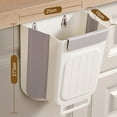 thumbnail image 3 of Bote de basura plegable de cocina montado en la pared hogar cocina armario de residuos, 3 of 9