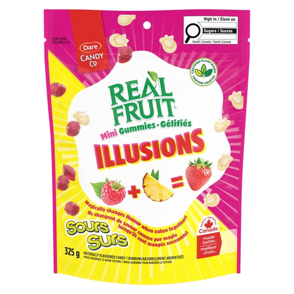 Realfruit Illusions Sour Raspberry Pineapple