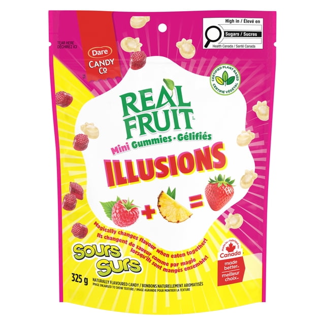Realfruit Illusions Sour Raspberry Pineapple