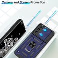 thumbnail image 2 of Funda ATUMP para Samsung Galaxy S20 Ultra con Protector de Pantalla HD, Resistente con Soporte Metálico Giratorio 360° [Grado Militar], Funda Protectora para Galaxy S20 Ultra 5G, Azul, 2 of 7
