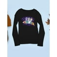 thumbnail image 3 of Kids And Alien On A Rocket Long Sleeve Toddler -Image by Shutterstock,  5 Toddler, 3 of 7