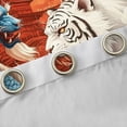 thumbnail image 4 of Homewish Cartoon Chinese Dragon Blackout Curtains Set of 2 (52x84 Each), White Tiger Animal Window Curtains, Tokyo Japanese Style Curtains and Drapes, Blackout Curtains Room Decor, 4 of 6